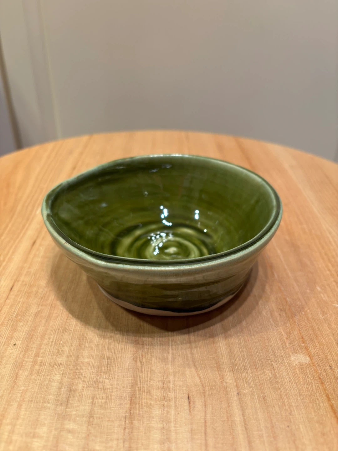 Handmade Green Ceramic Bowl