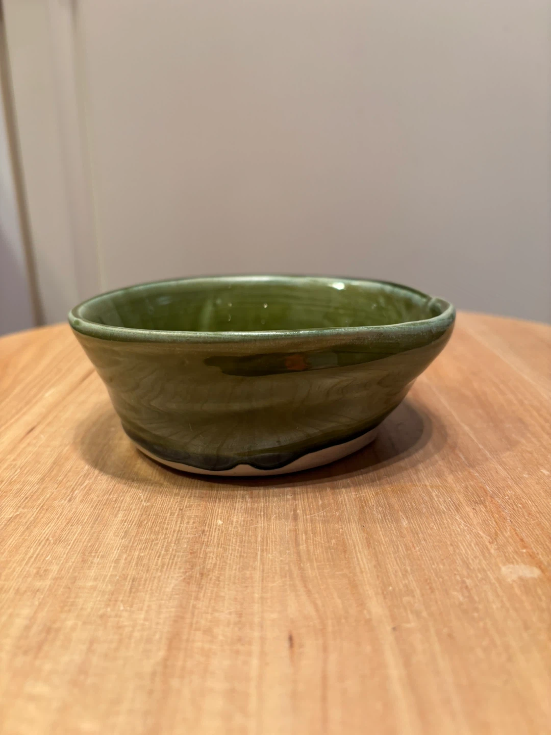 Handmade Green Ceramic Bowl - photo 2