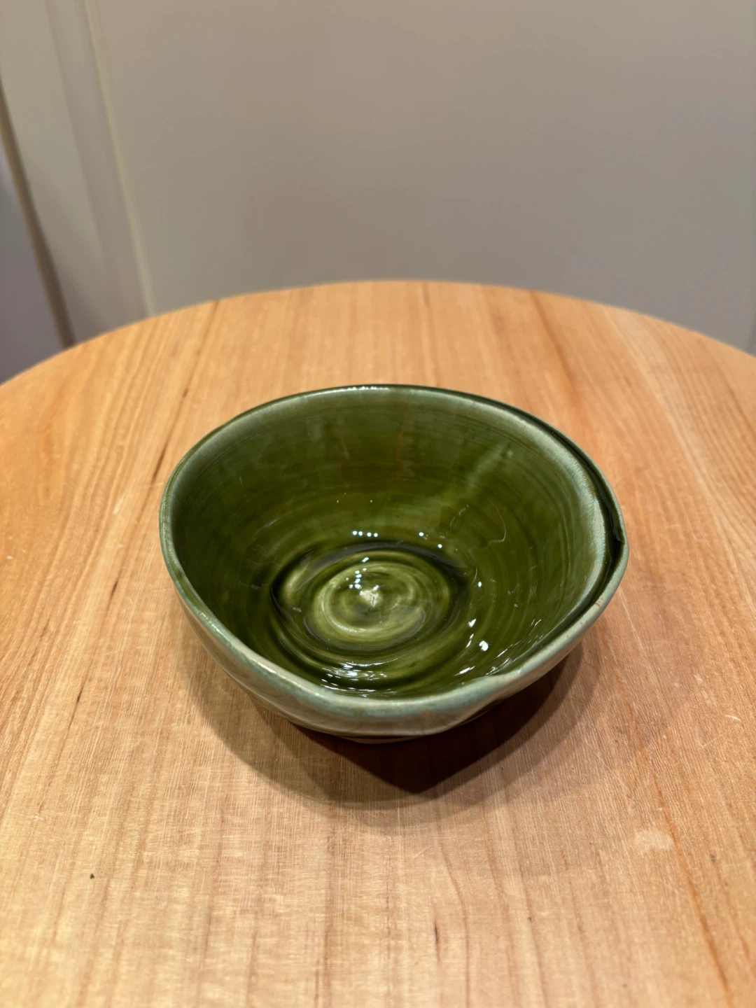 Handmade Green Ceramic Bowl - photo 3