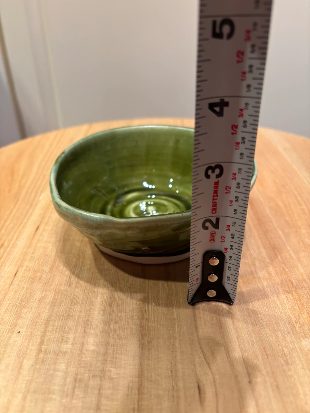 Handmade Green Ceramic Bowl - photo 5