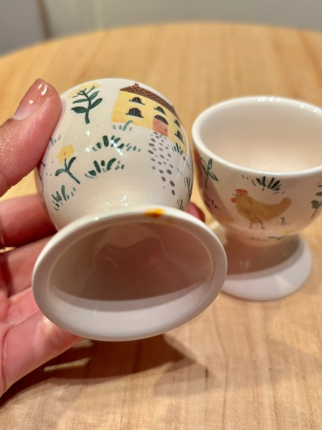 Set of 2 Egg Cups - photo 3