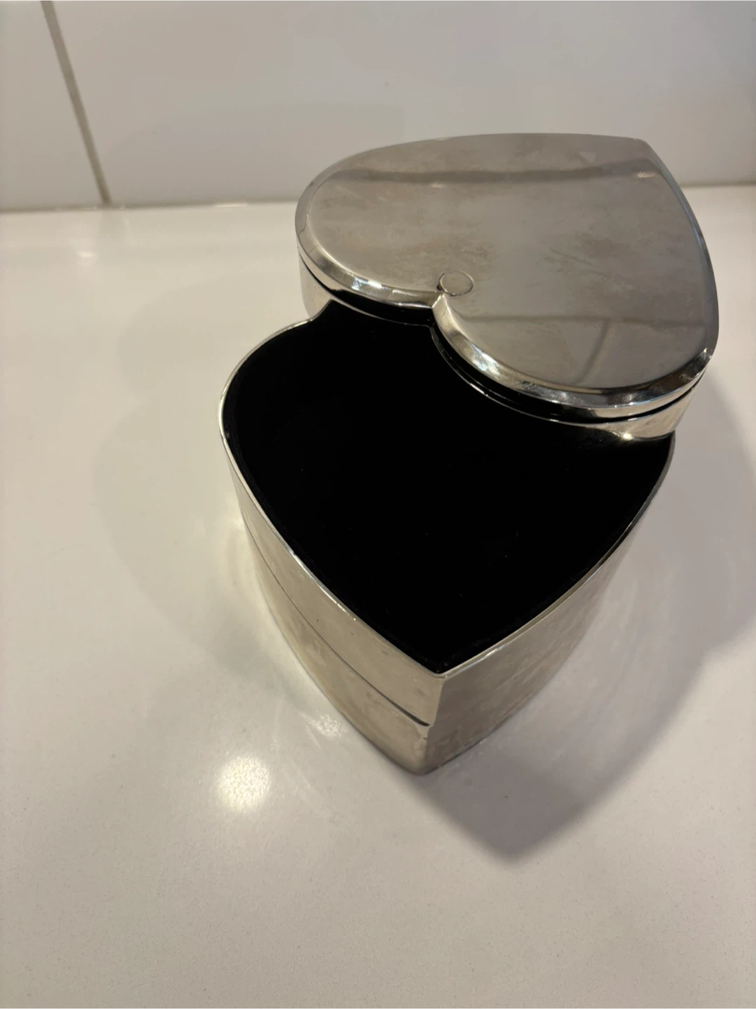 Papyrus Heart Shaped 3-tiered Jewelry-Trinket Box For Sale - photo 5
