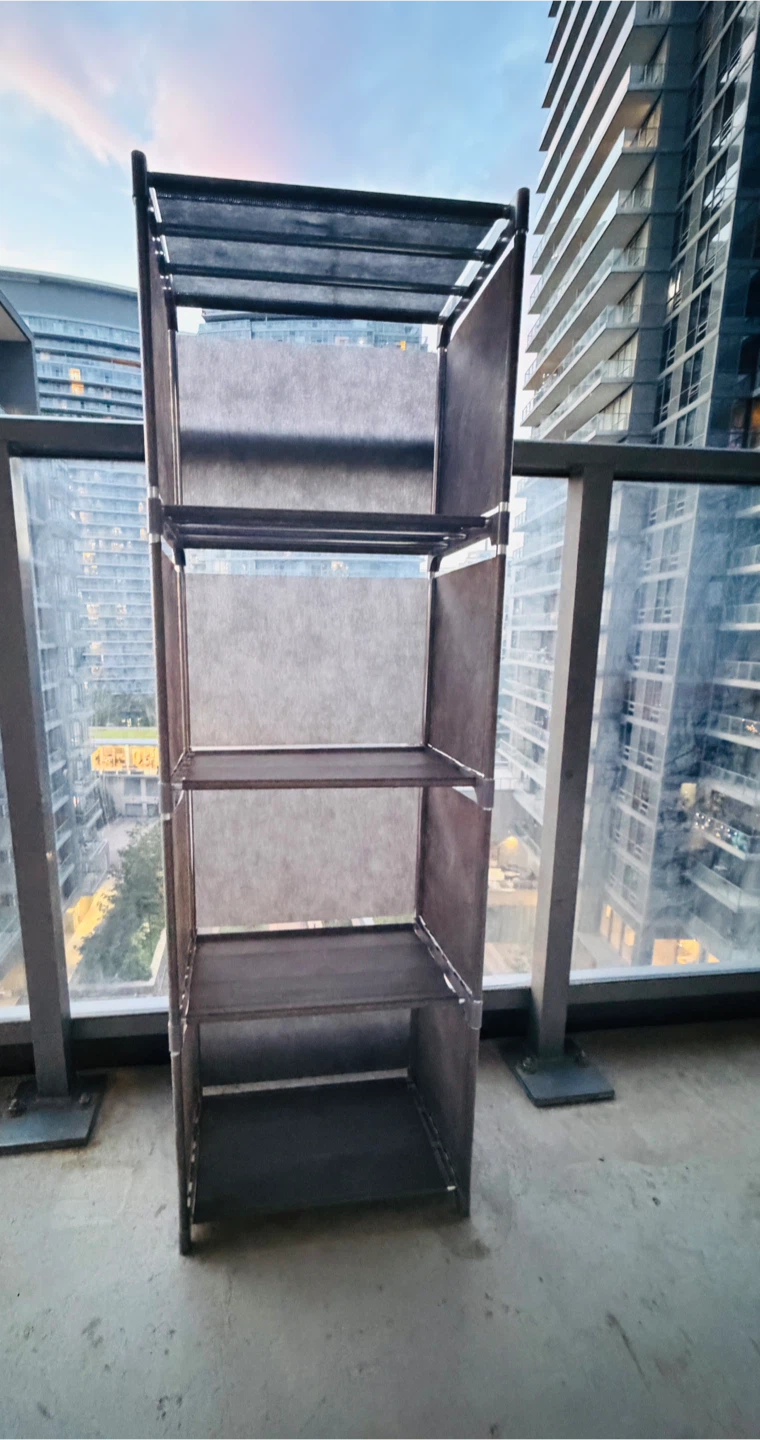 Portable 4-Tier Shelf Unit
