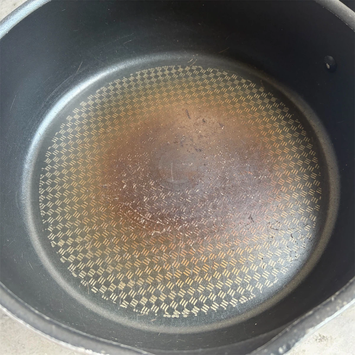 T-fal Deep Sauté Pan with Helper Handle used condition as is - photo 2