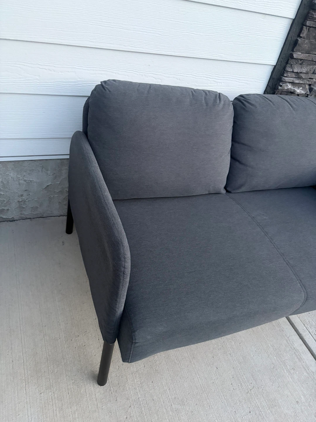 IKEA Loveseats with two seats in grey - photo 2