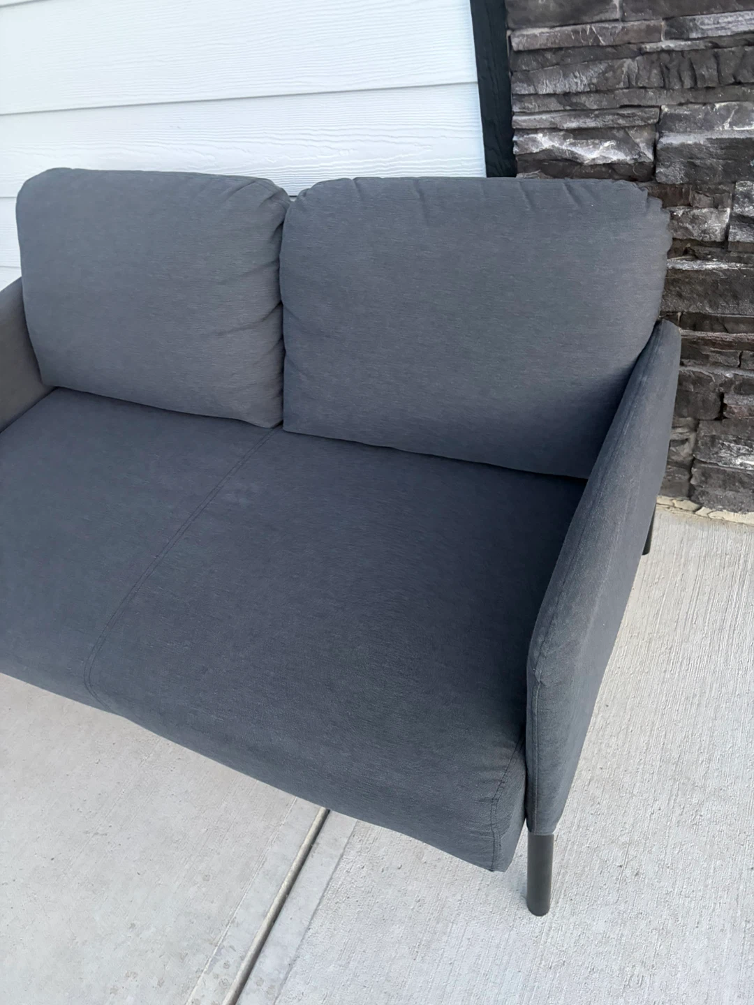 IKEA Loveseats with two seats in grey - photo 3