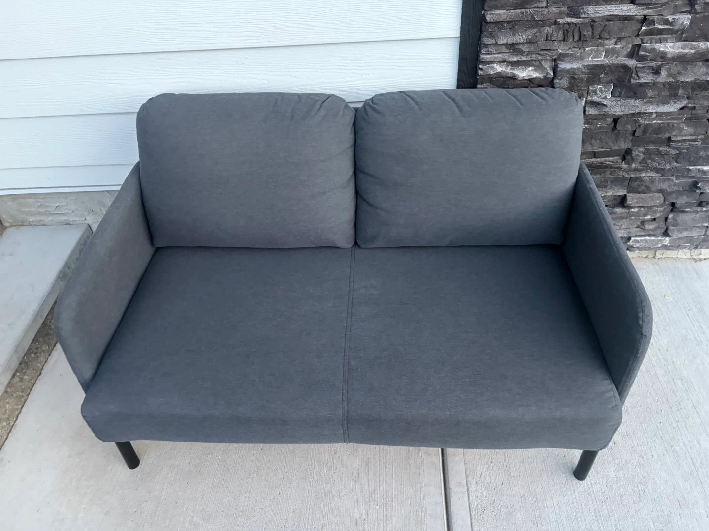IKEA Loveseats with two seats in grey - photo 4