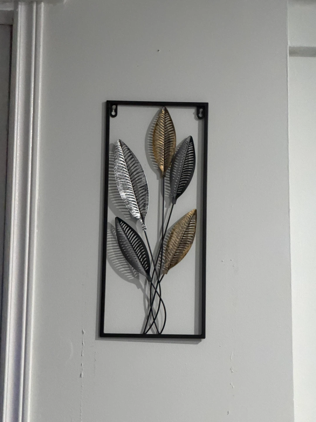 Metal Leaf Wall Art