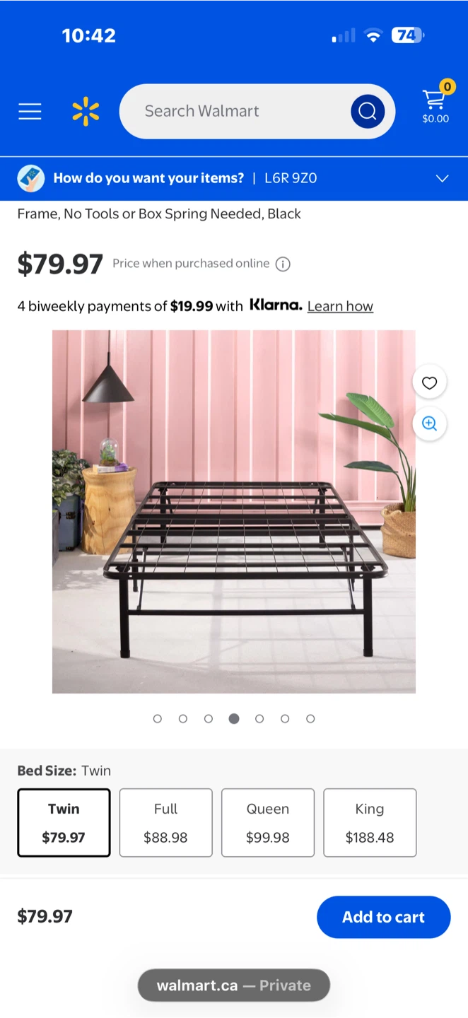 Folding Metal Bed Frame Twin - photo 3