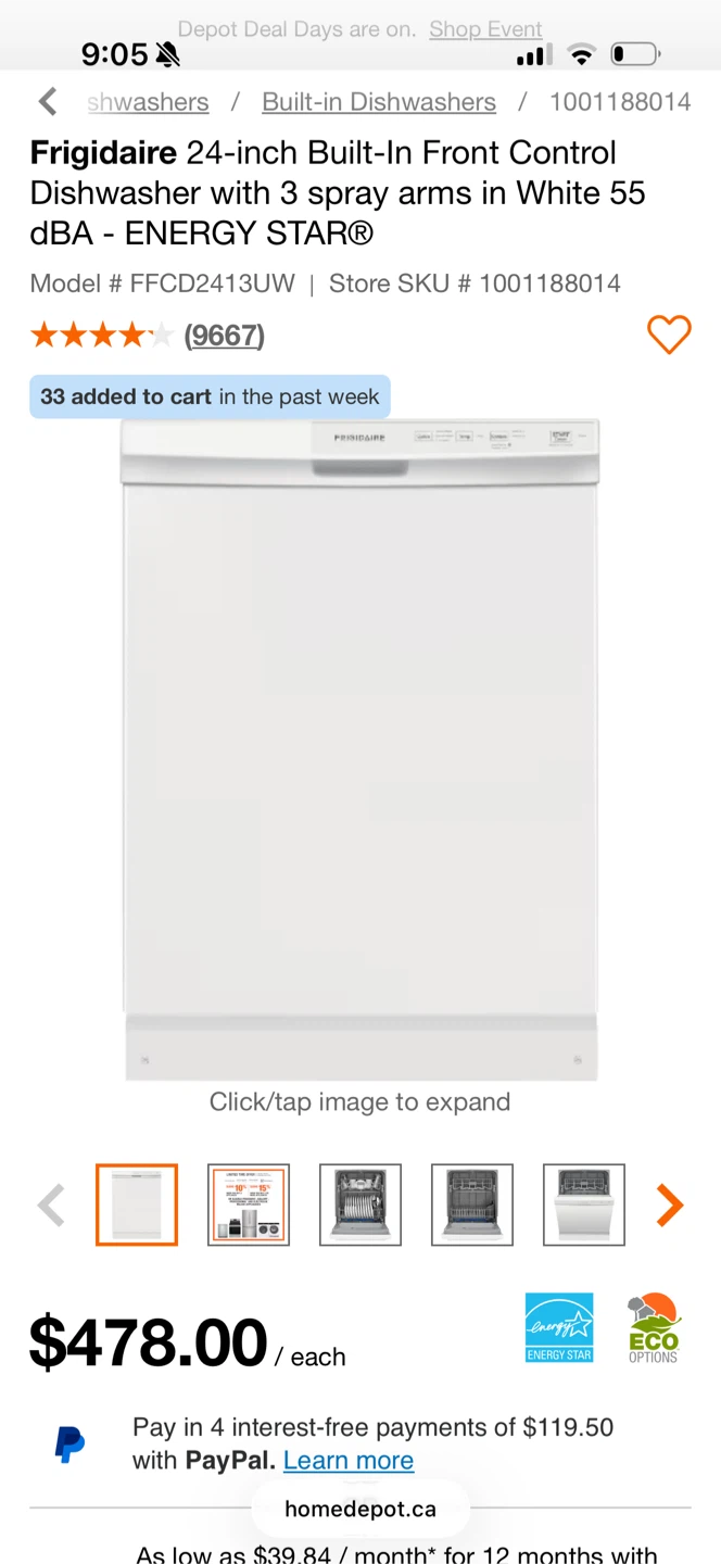 BRAND NEW dishwasher at a GREAT PRICE - photo 3