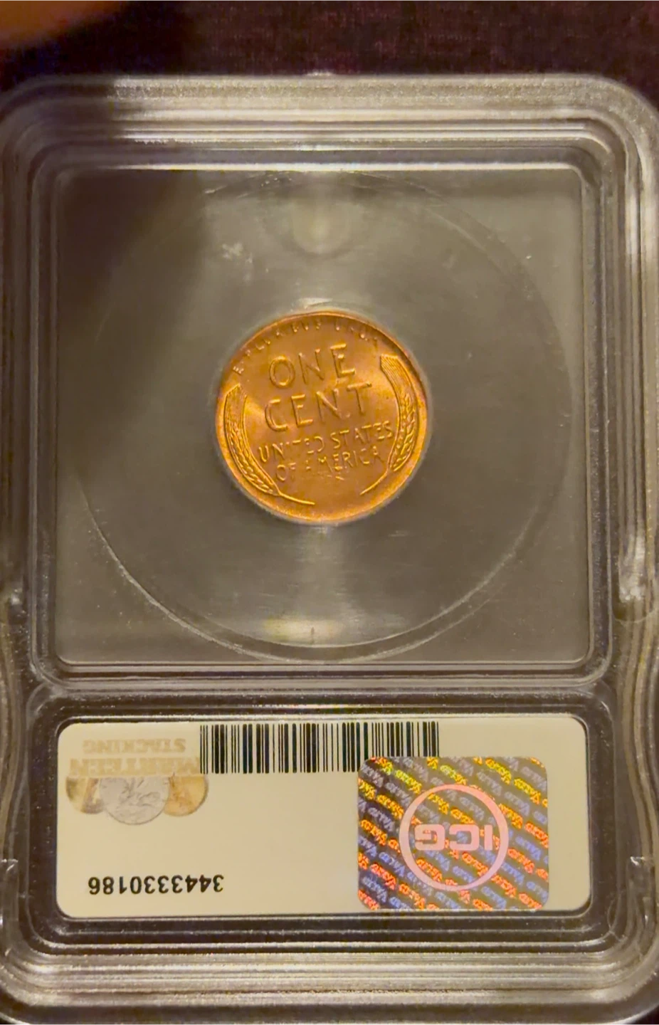 1958-D Lincoln Cent - ICG MS66 RD - photo 3
