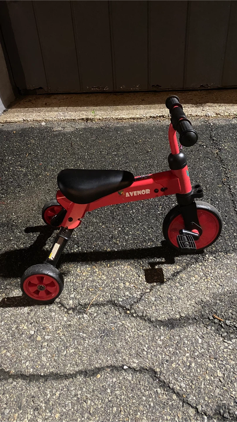 AVENOR Red Kids Tricycle/Balance Bike