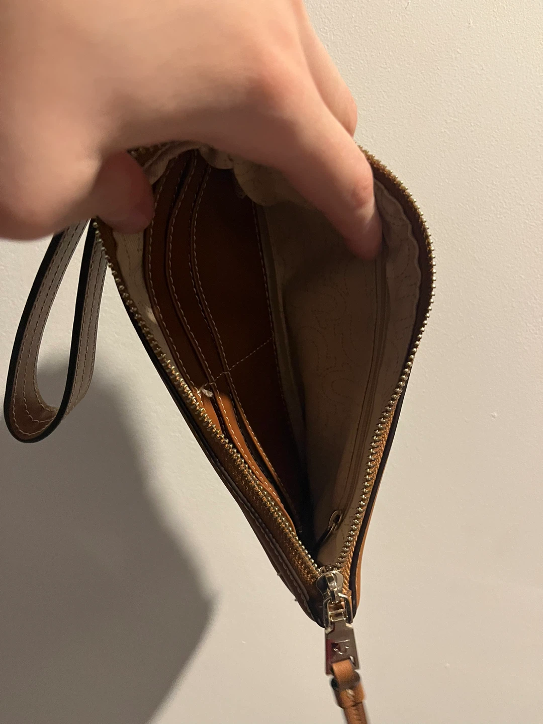 True Religion Denim & Leather Wristlet Pouch - photo 3