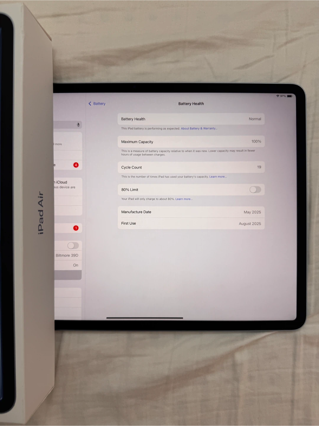 iPad Air 13-inch (M3) Wi-Fi 256GB Blue - photo 3