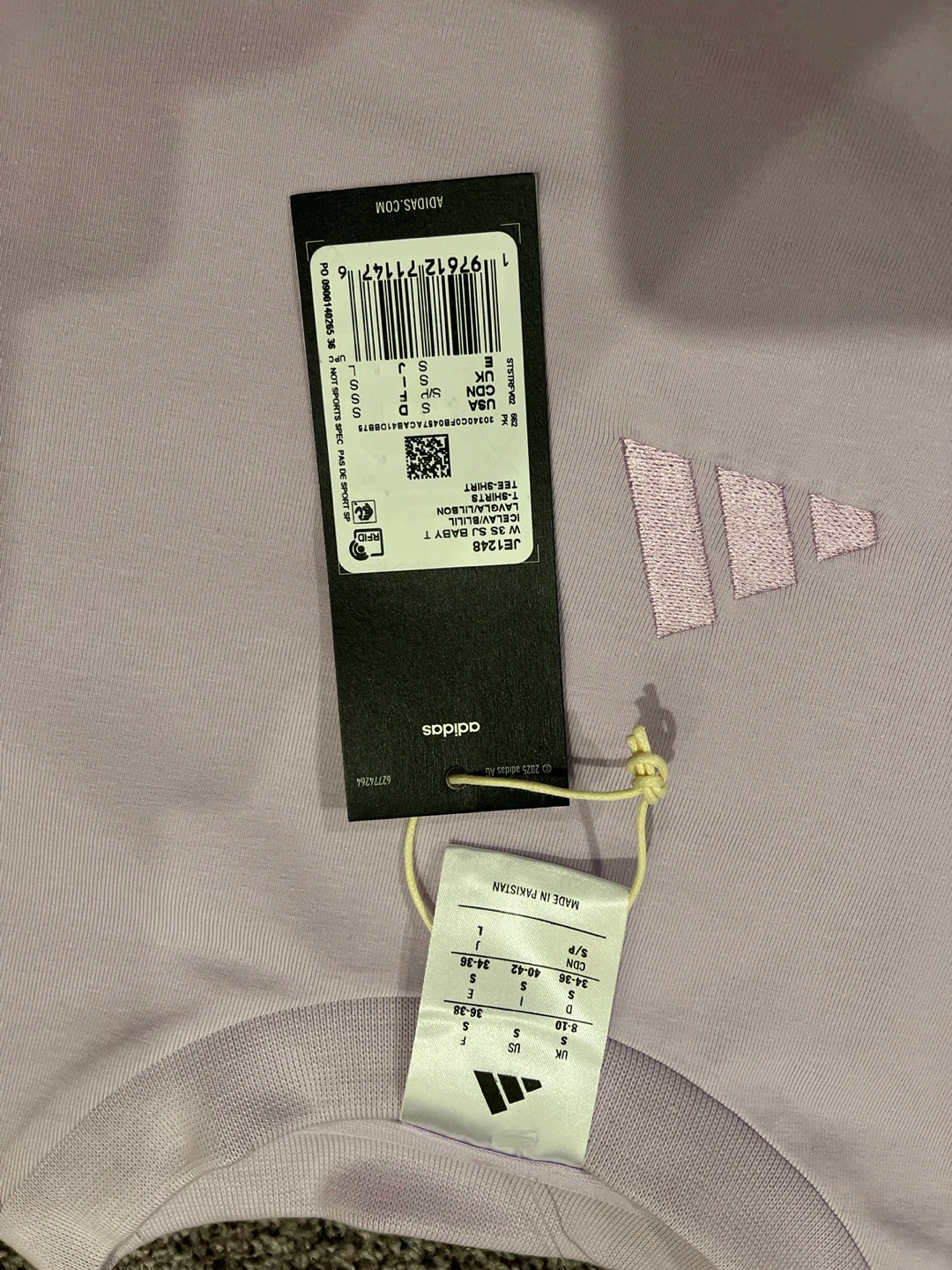 Adidas Baby Tee - Size S - Lilac
