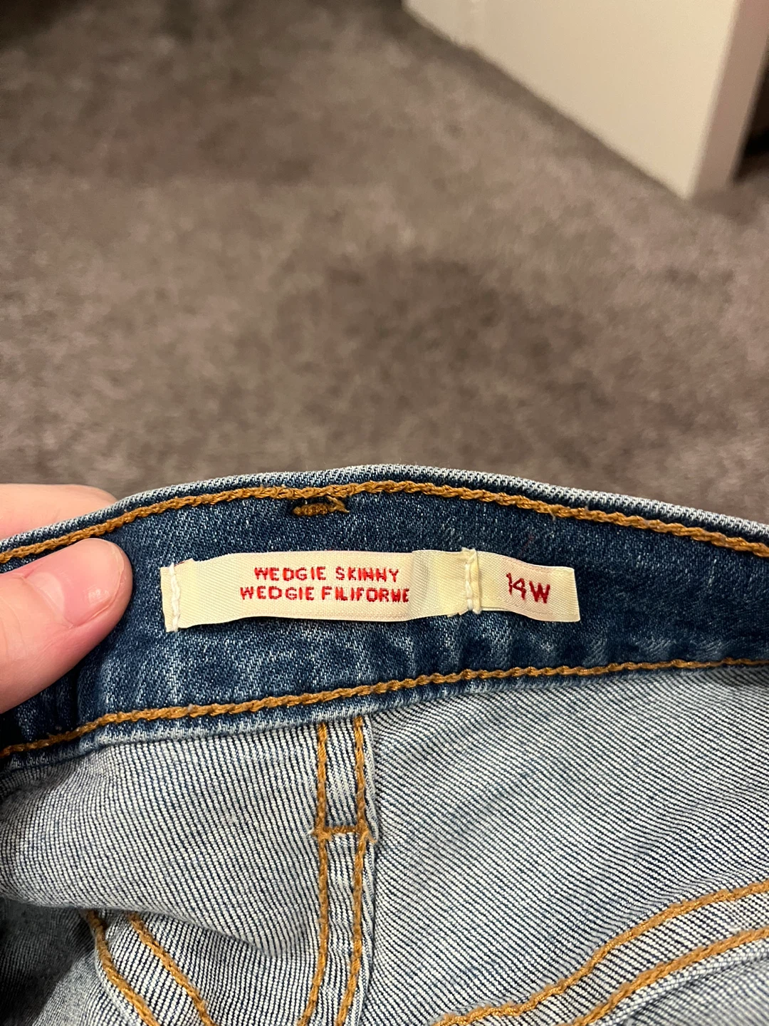 Levi's Wedgie Skinny Jeans Size 14W - photo 3