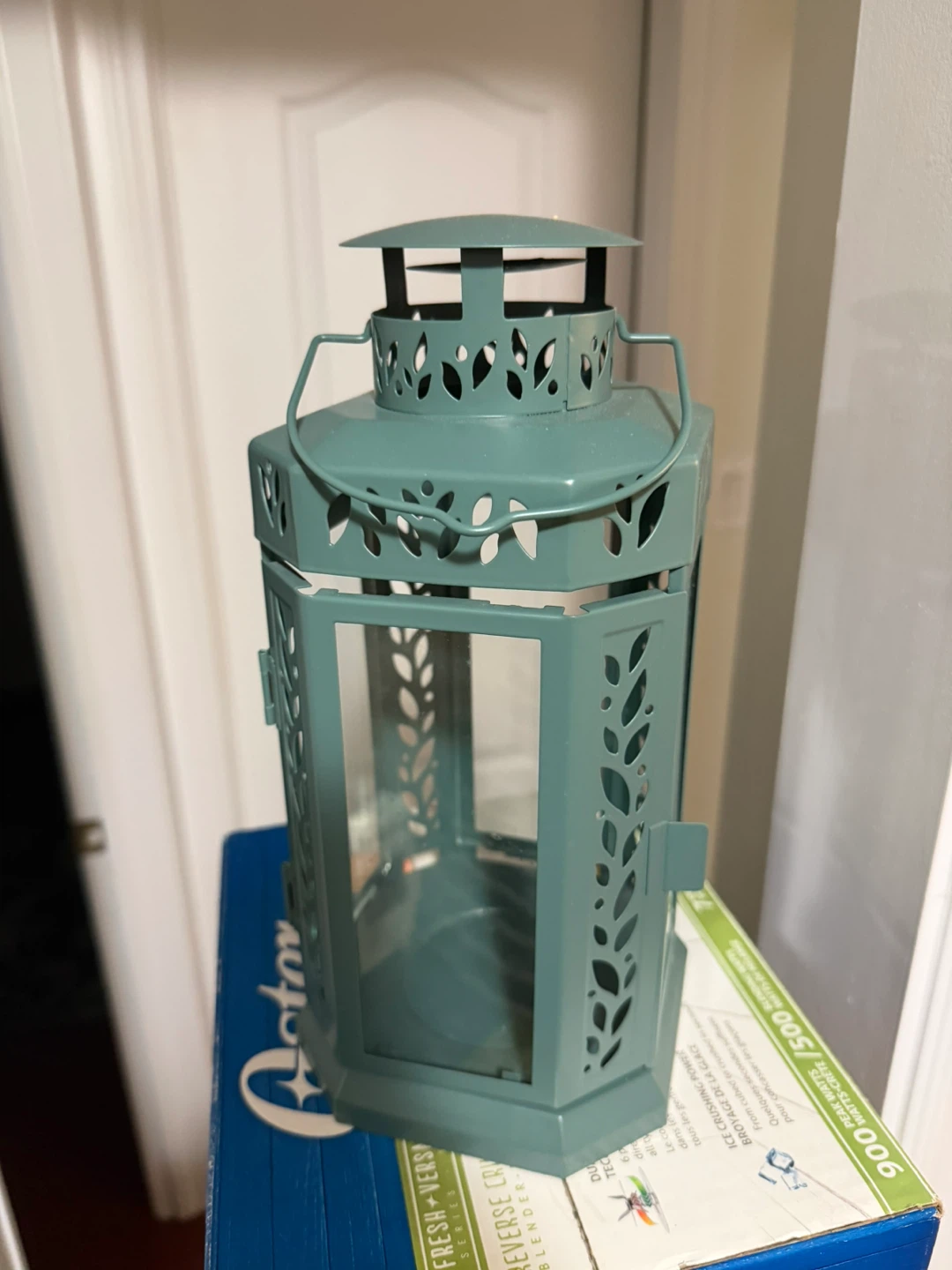 IKEA lantern teal - photo 2