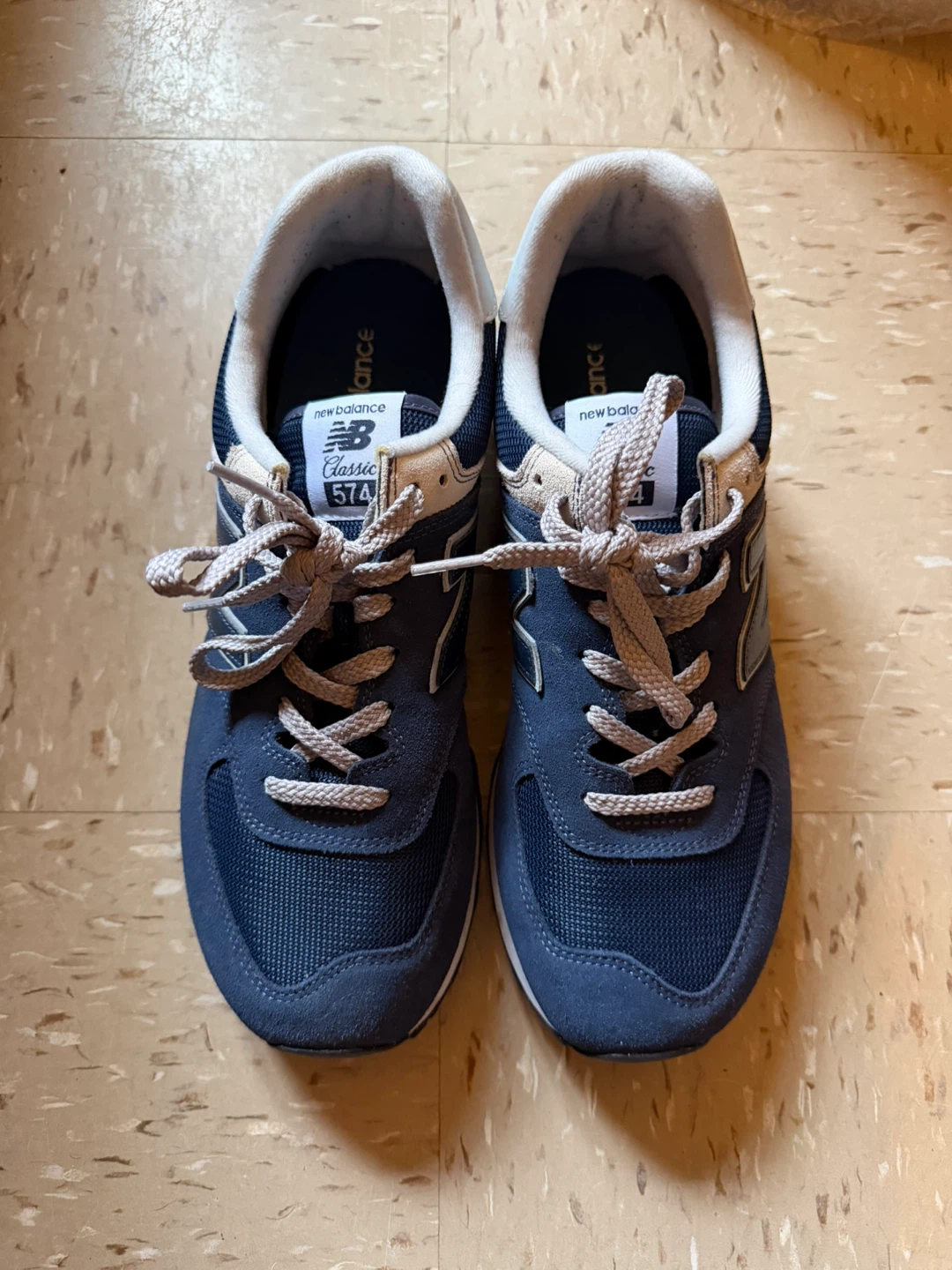 New Balance Classic 574 Navy Blue Sneakers