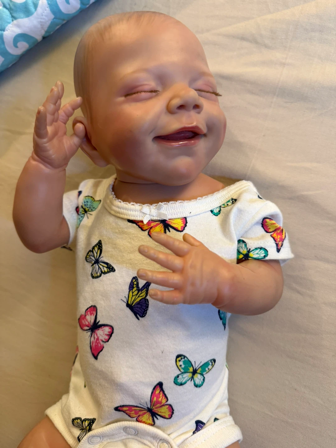 Real Baby Doll with Butterfly Onesie