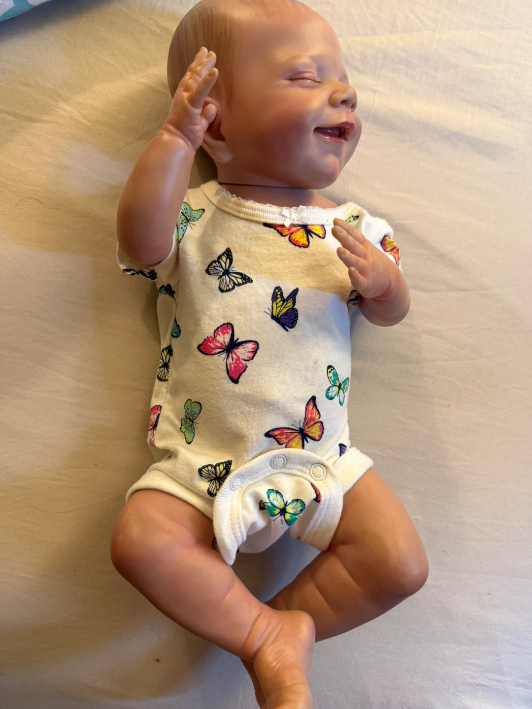 Real Baby Doll with Butterfly Onesie - photo 4