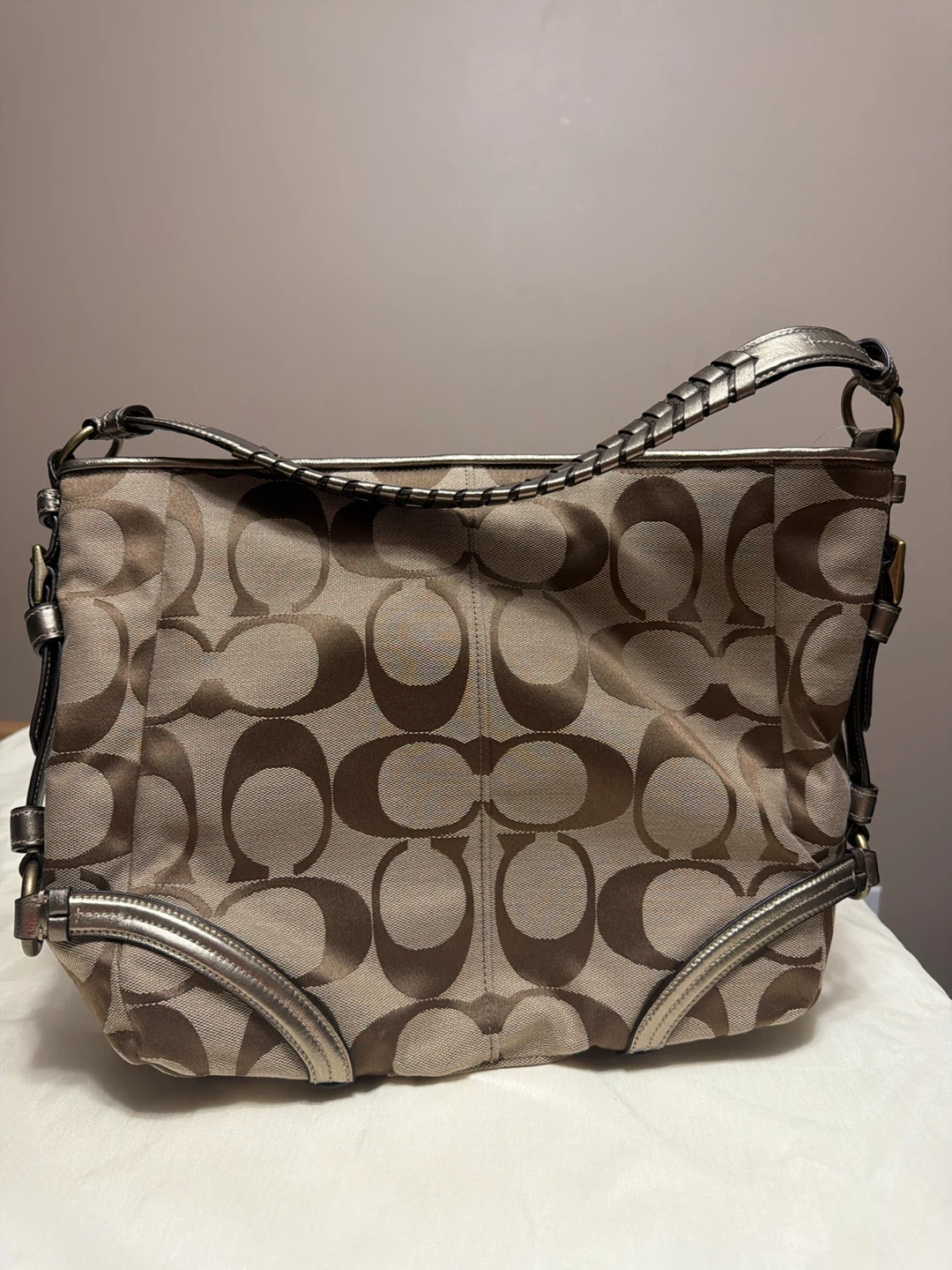 Coach Monogram Shoulder Bag - photo 2