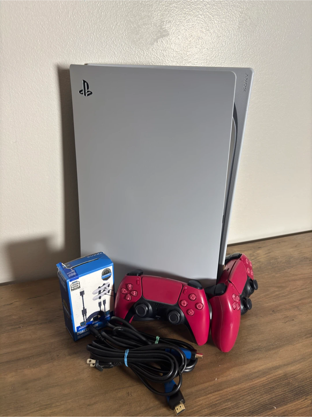 PS5 Digital Edition + 2 Controllers & Stand - Act Fast! - photo 2