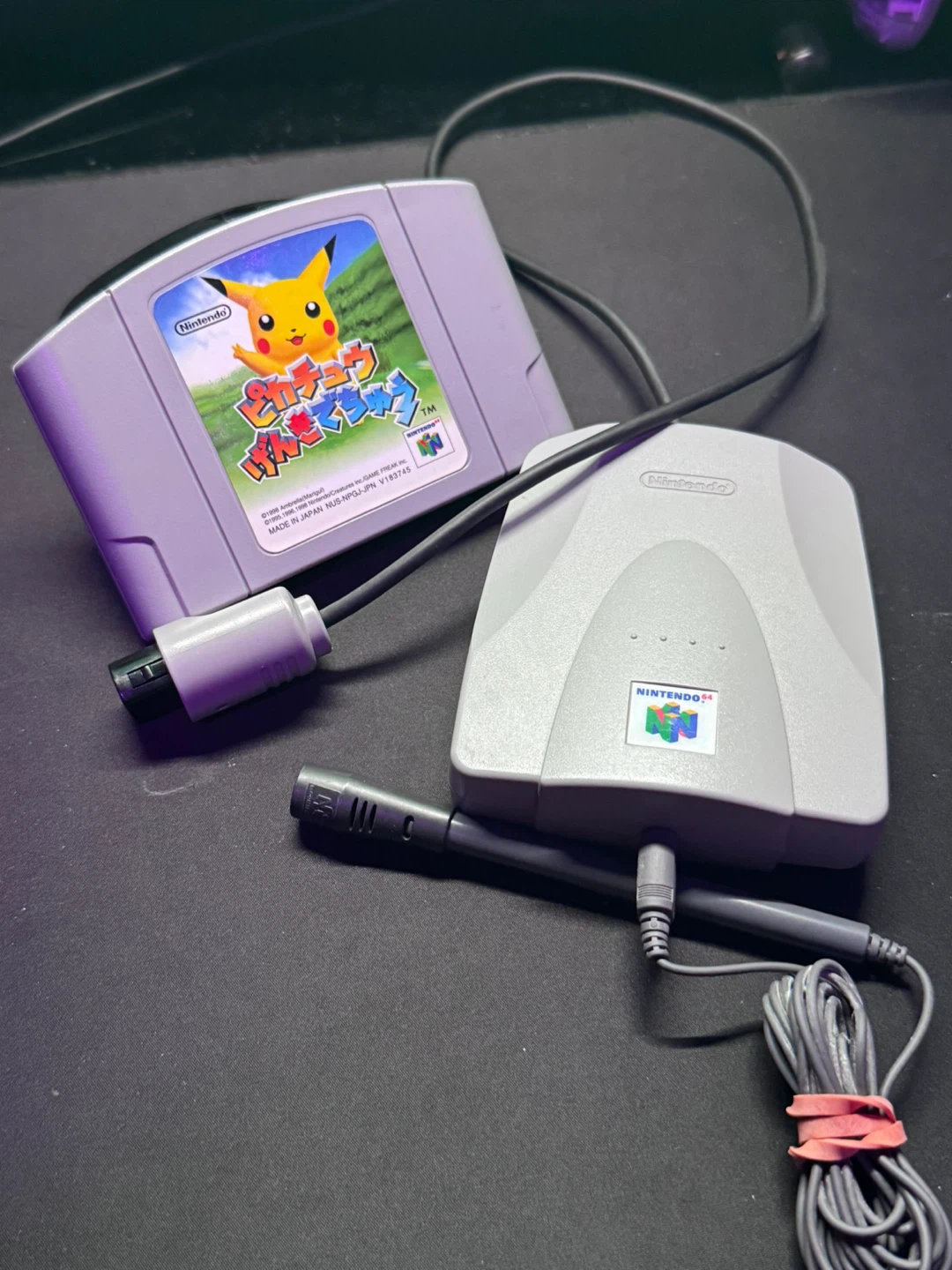 Hey You Pikachu! Japanese N64 Game with mic
