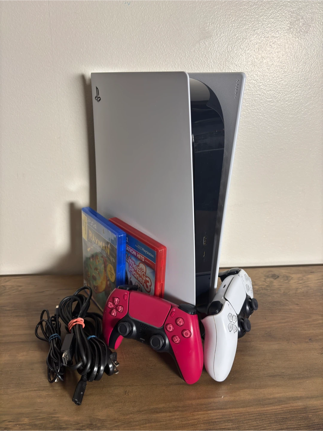 PS5 Disc Edition + 2 Controllers & 2 Games - Be Quick!