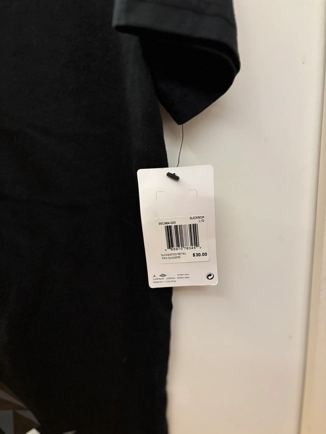 Jordan Black T-Shirt - photo 3