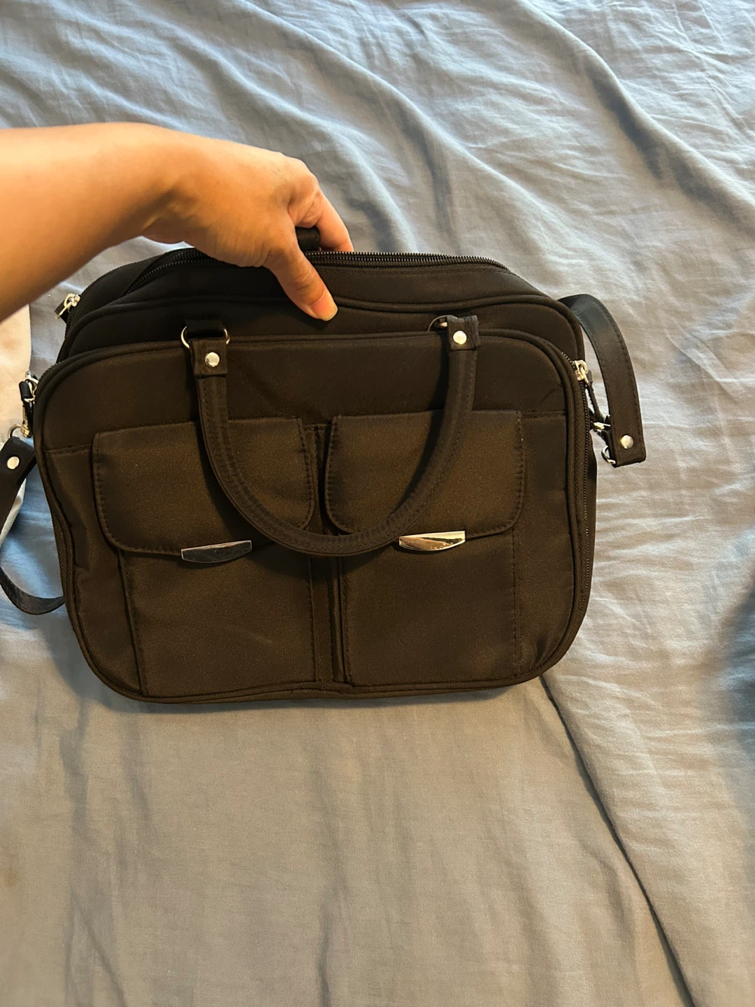 Black Bag with Shoulder Strap - photo 4