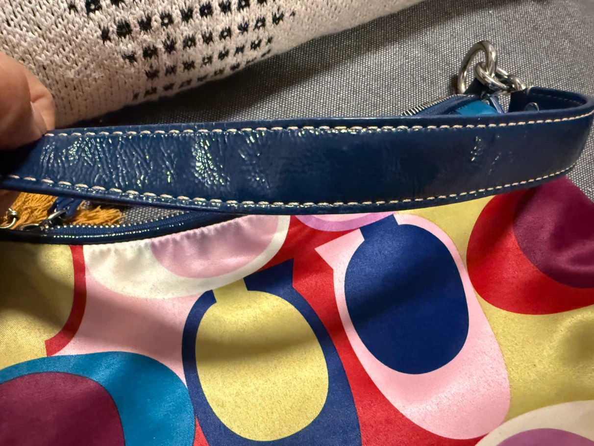 Coach Multicolor C Logo Wristlet - photo 5