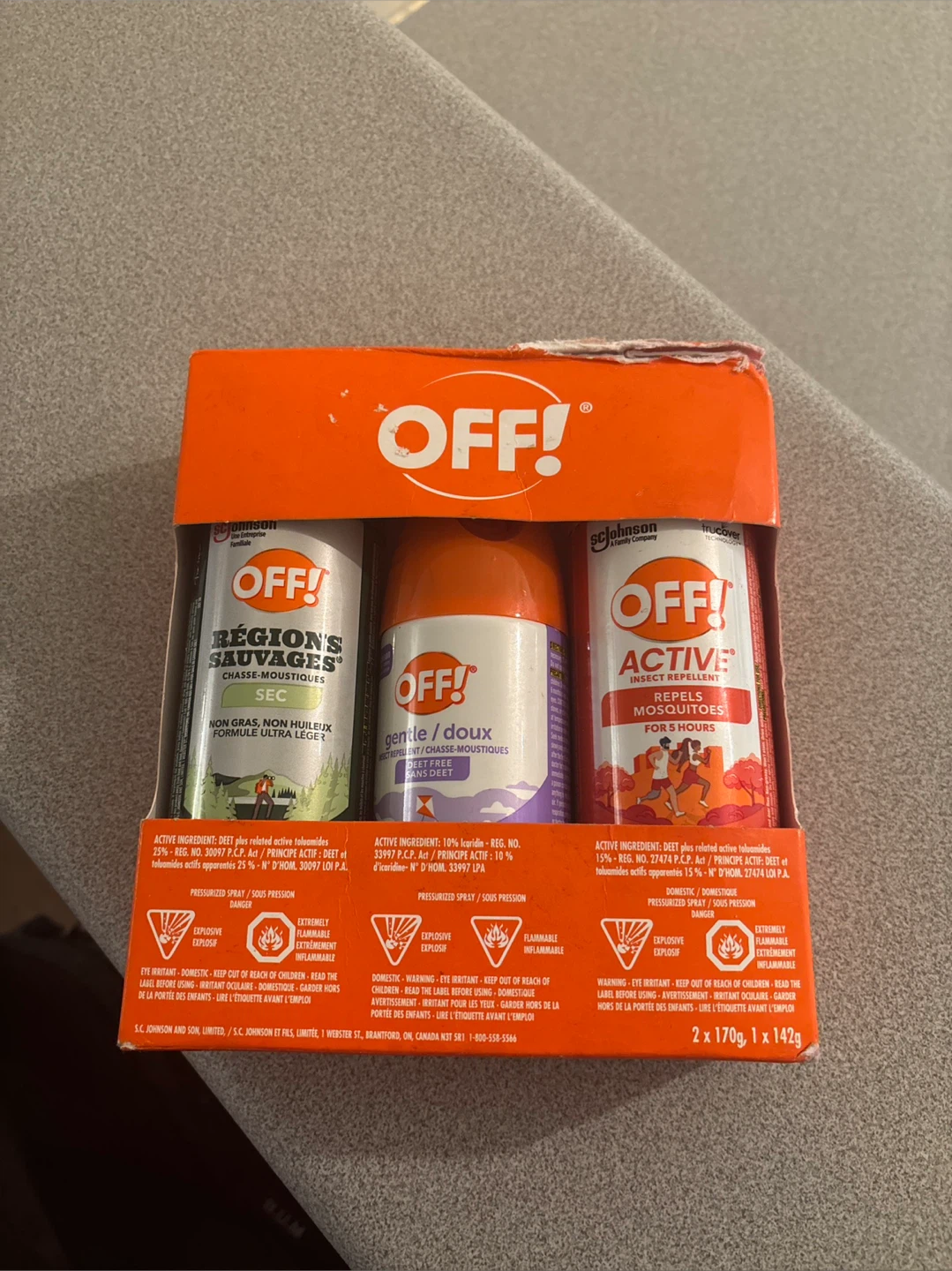 OFF! Insect Repellent 3-Pack