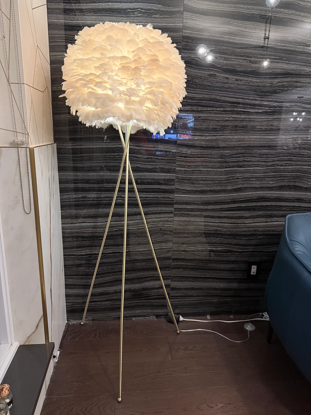 Feather Floor Lamp