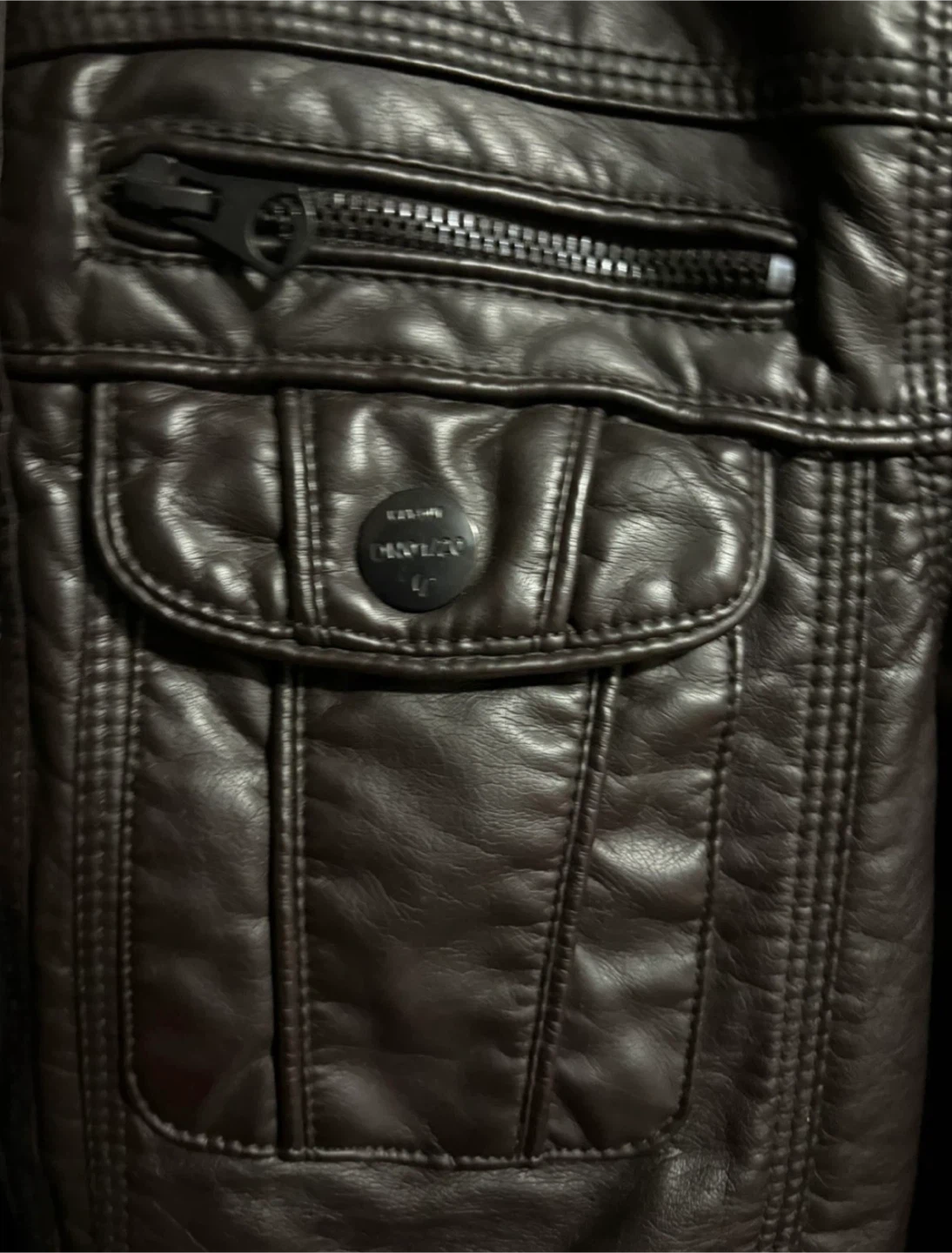 Vintage Leather Bomber Jacket - photo 4
