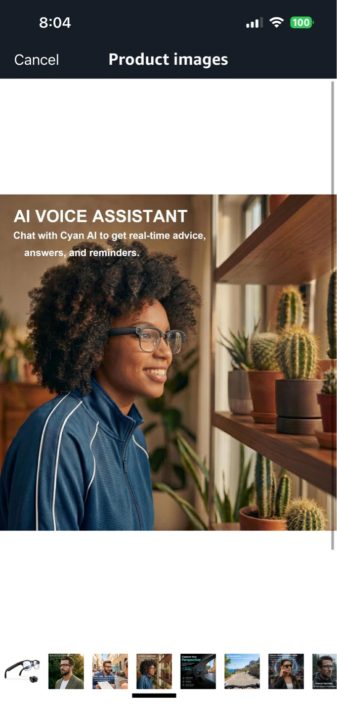 Smart Glasses with AI Voice Assistant - photo 4