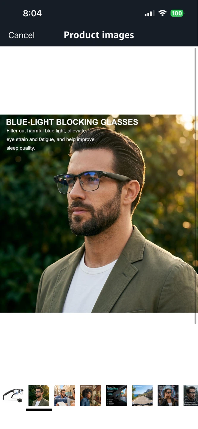 Smart Glasses with AI Voice Assistant - photo 2