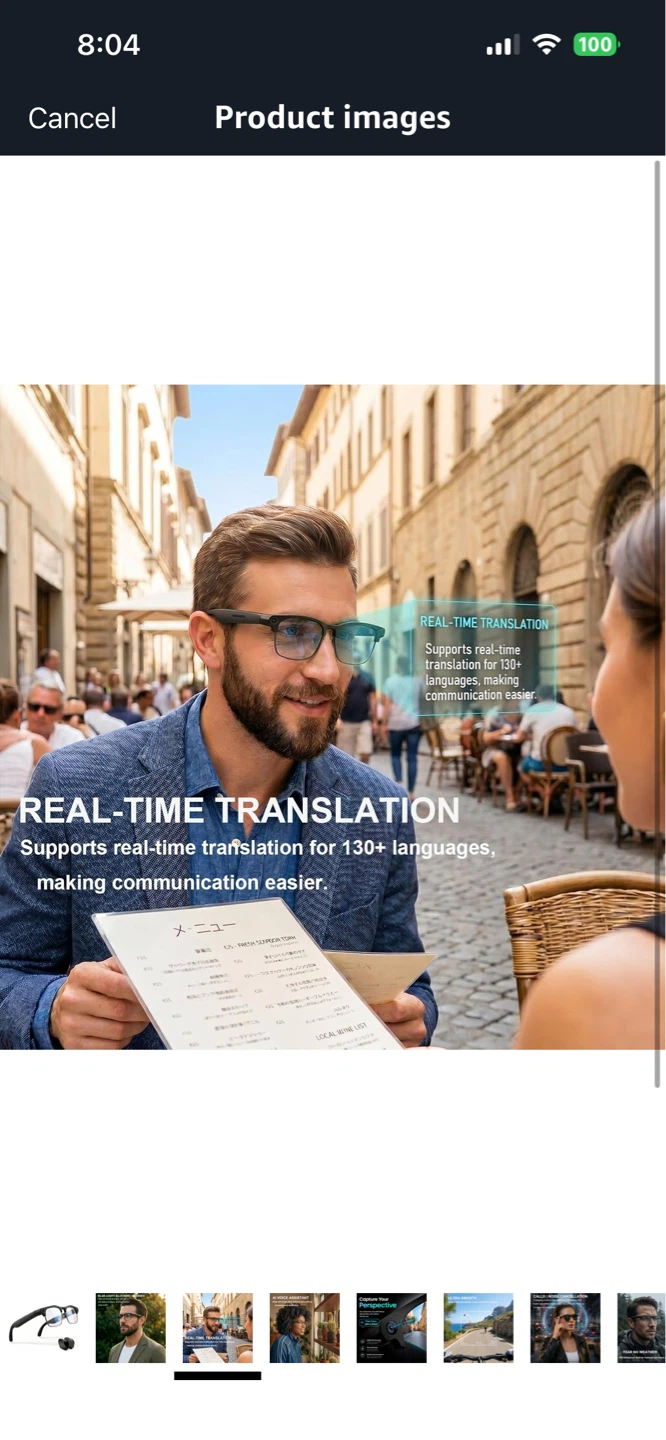 Smart Glasses with AI Voice Assistant - photo 3