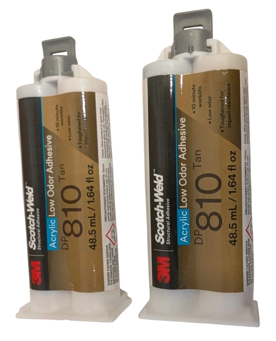 3M Scotch-Weld Acrylic Low Odor Adhesive DP810 - 2 Pack