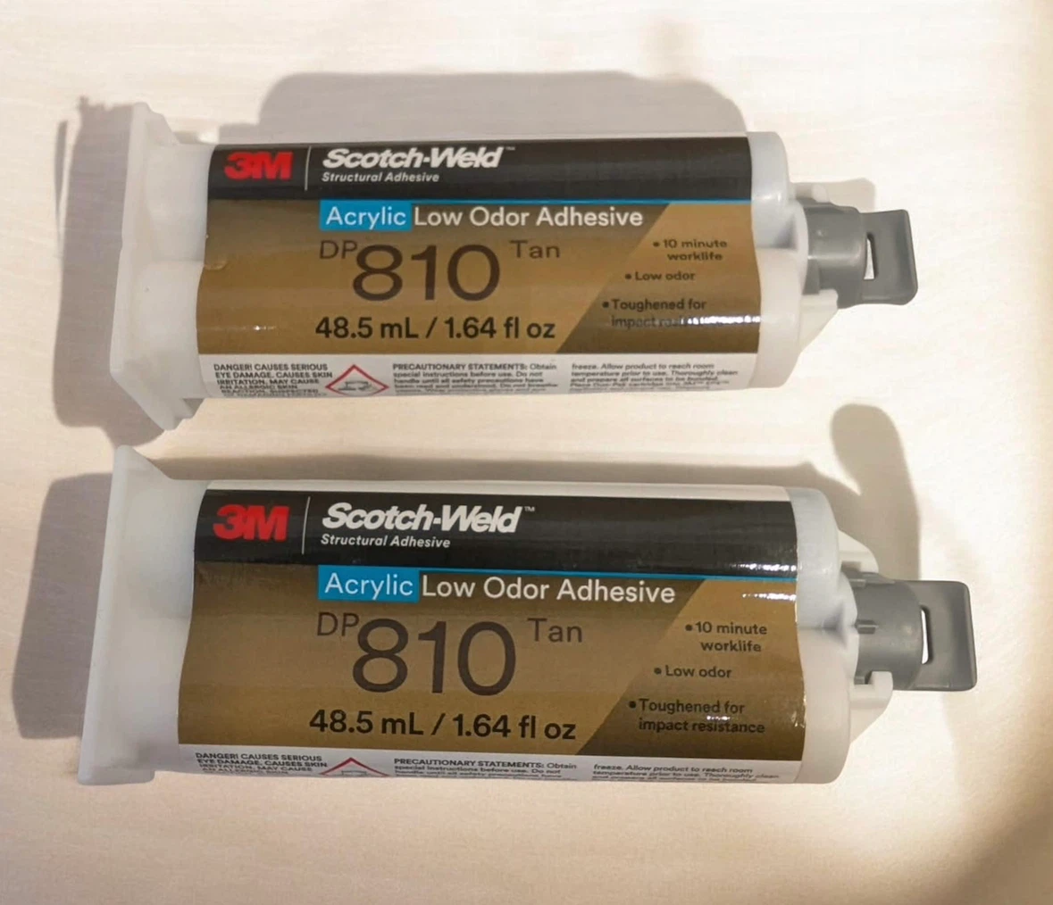 3M Scotch-Weld Acrylic Low Odor Adhesive DP810 - 2 Pack - photo 2