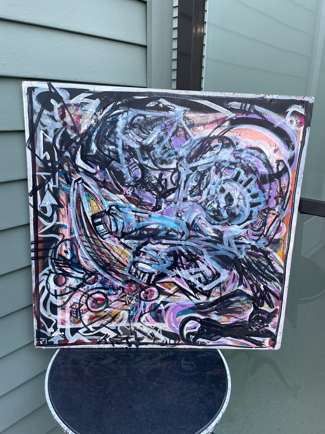 Ken Foster Painting Industrial Punk Mechanical Chaos - photo 2