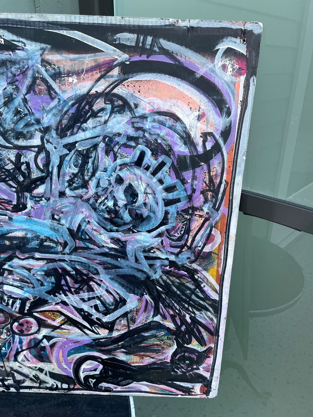 Ken Foster Painting Industrial Punk Mechanical Chaos - photo 5