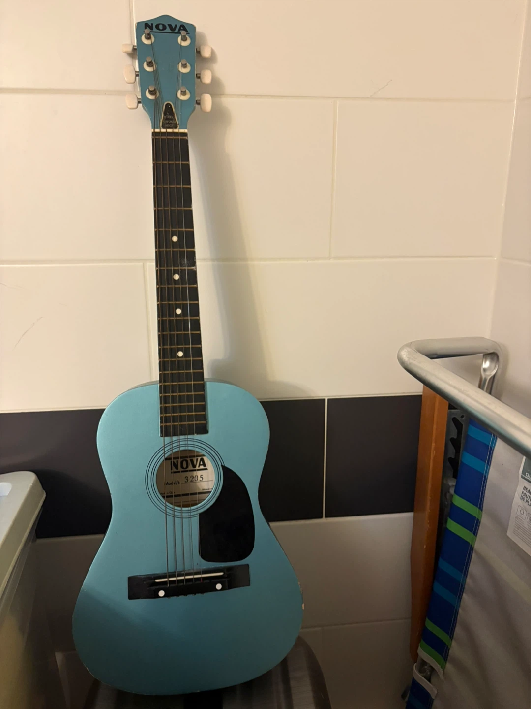 NOVA Acoustic Guitar 3205 - Light Blue