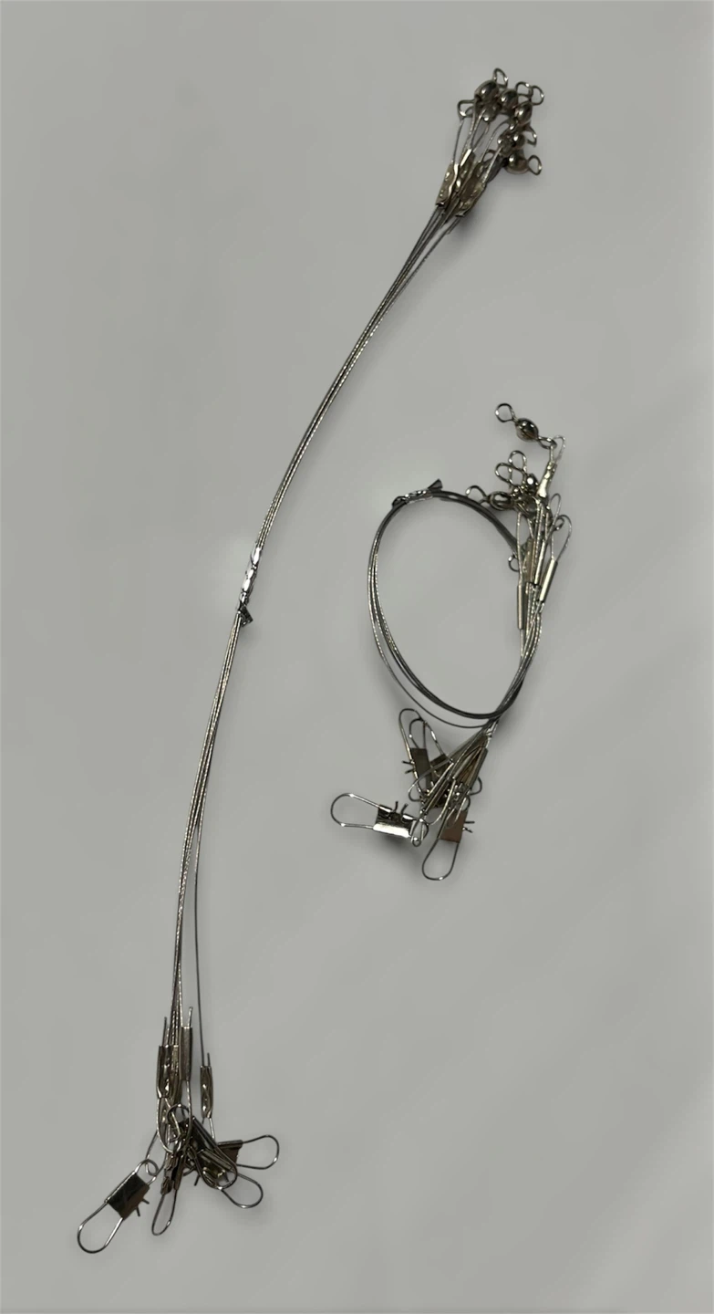 10 pcs. 30lb Wire leader 7.5” L