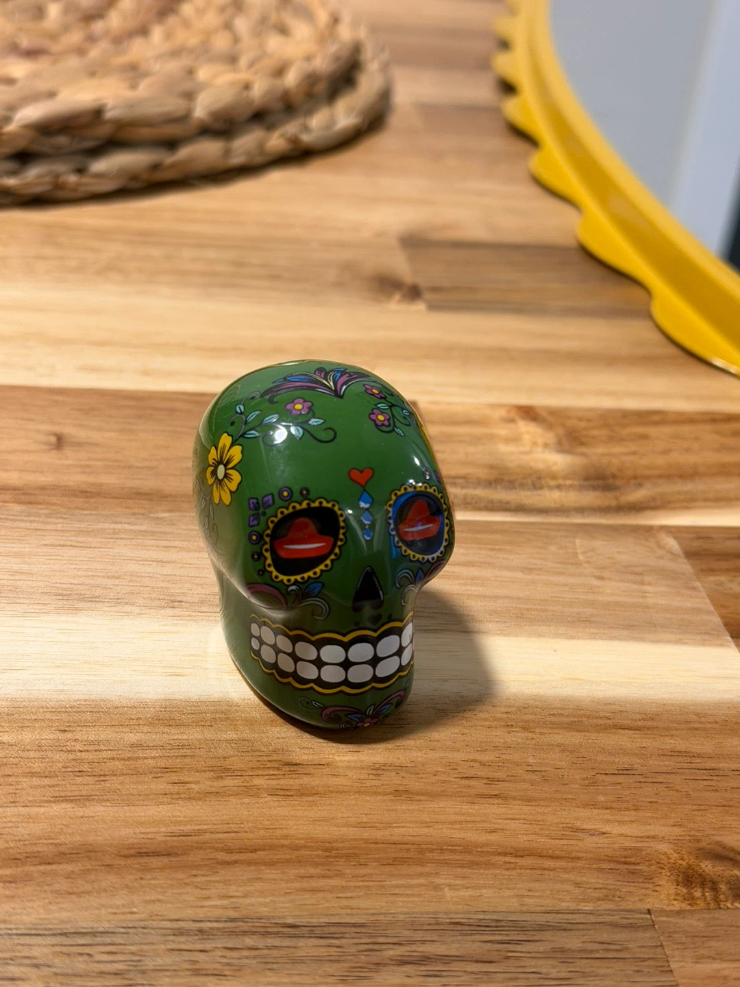 Green Skull Salt Shaker - photo 3