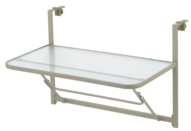 FREE Folding Glass Balcony Table