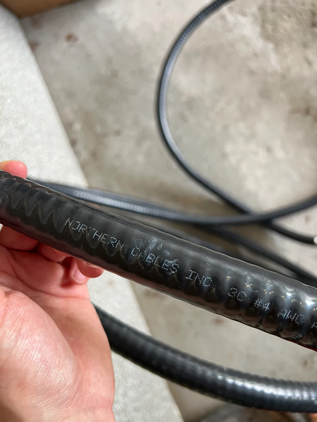 Northern Cables Inc. 3C #4 AWG ACWU90 XLPE Cable