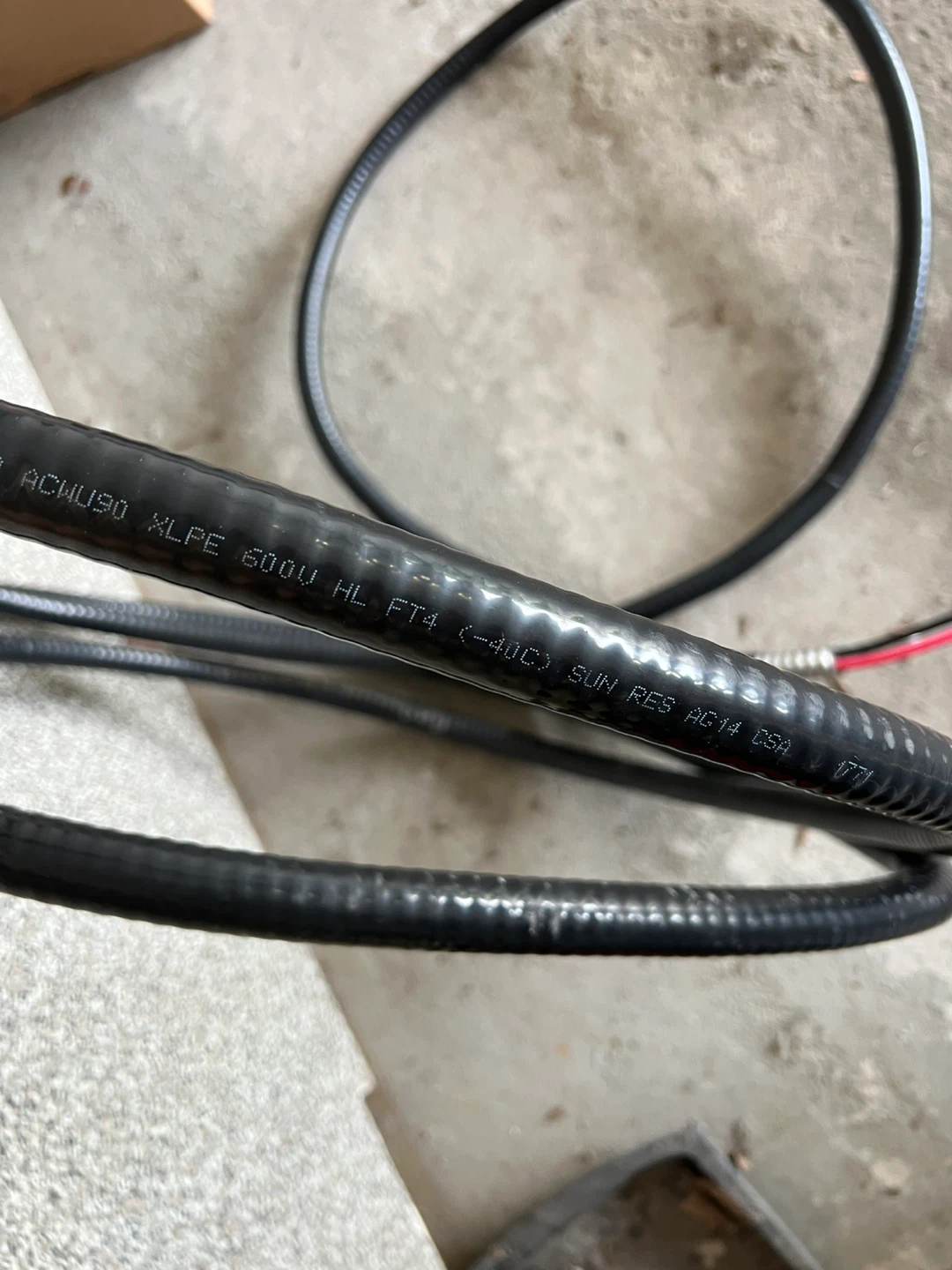 Northern Cables Inc. 3C #4 AWG ACWU90 XLPE Cable - photo 3