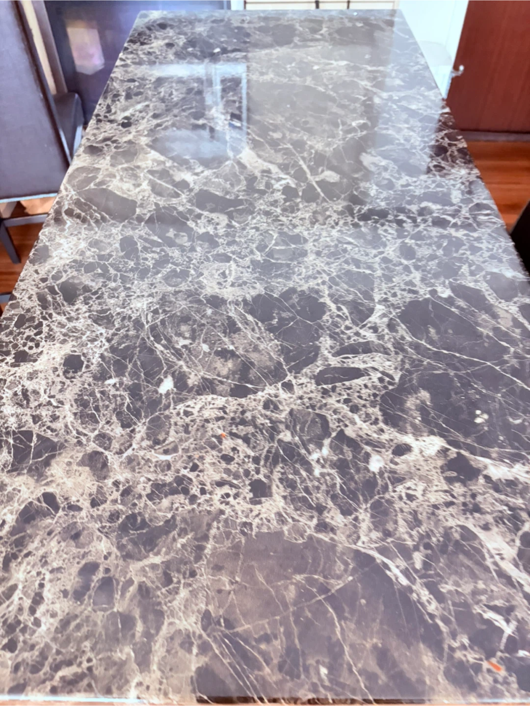 Faux Marble Top Kitchen Island/Table - photo 2