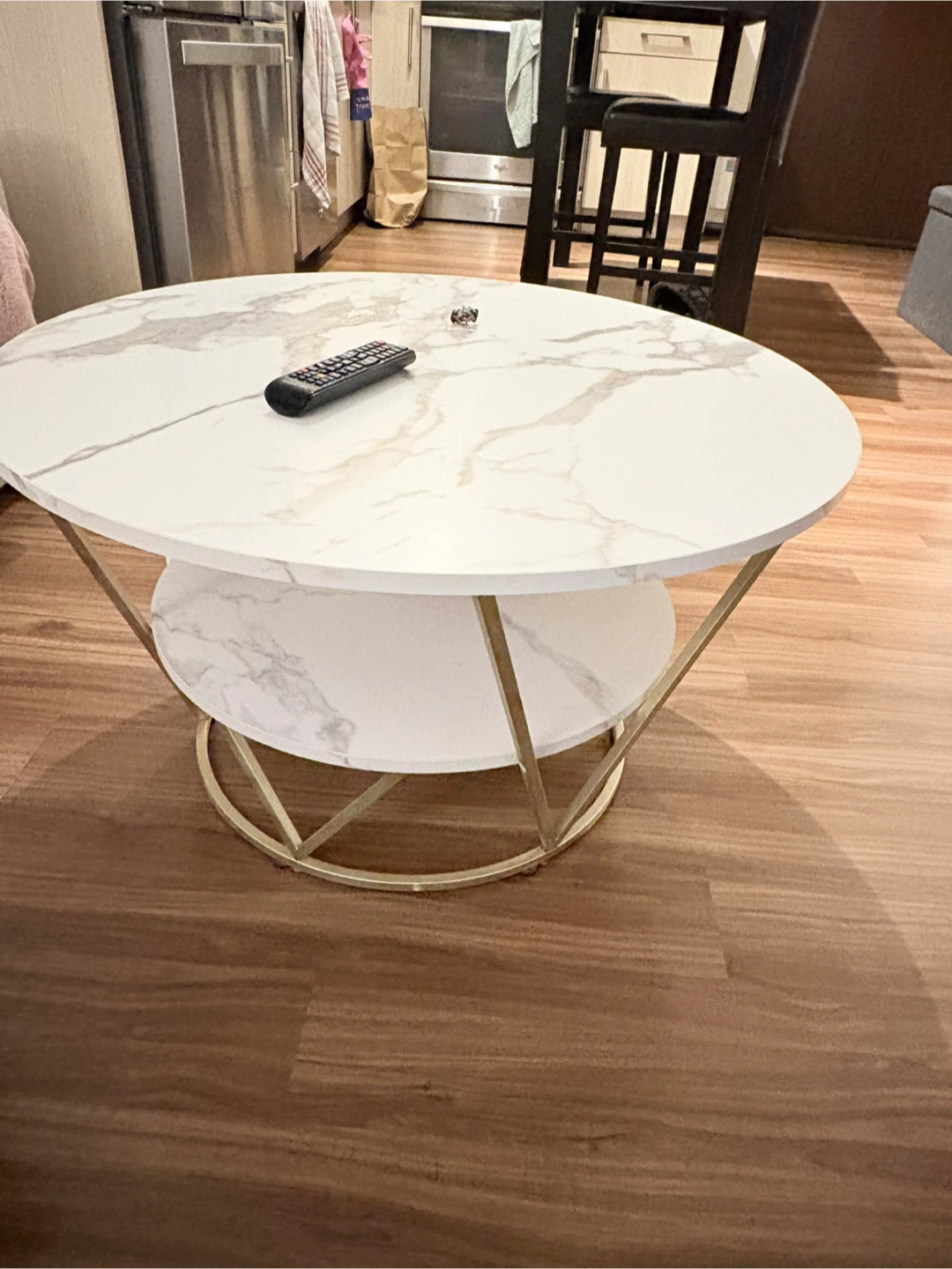 Round Coffee Table with Two Tiers - photo 3