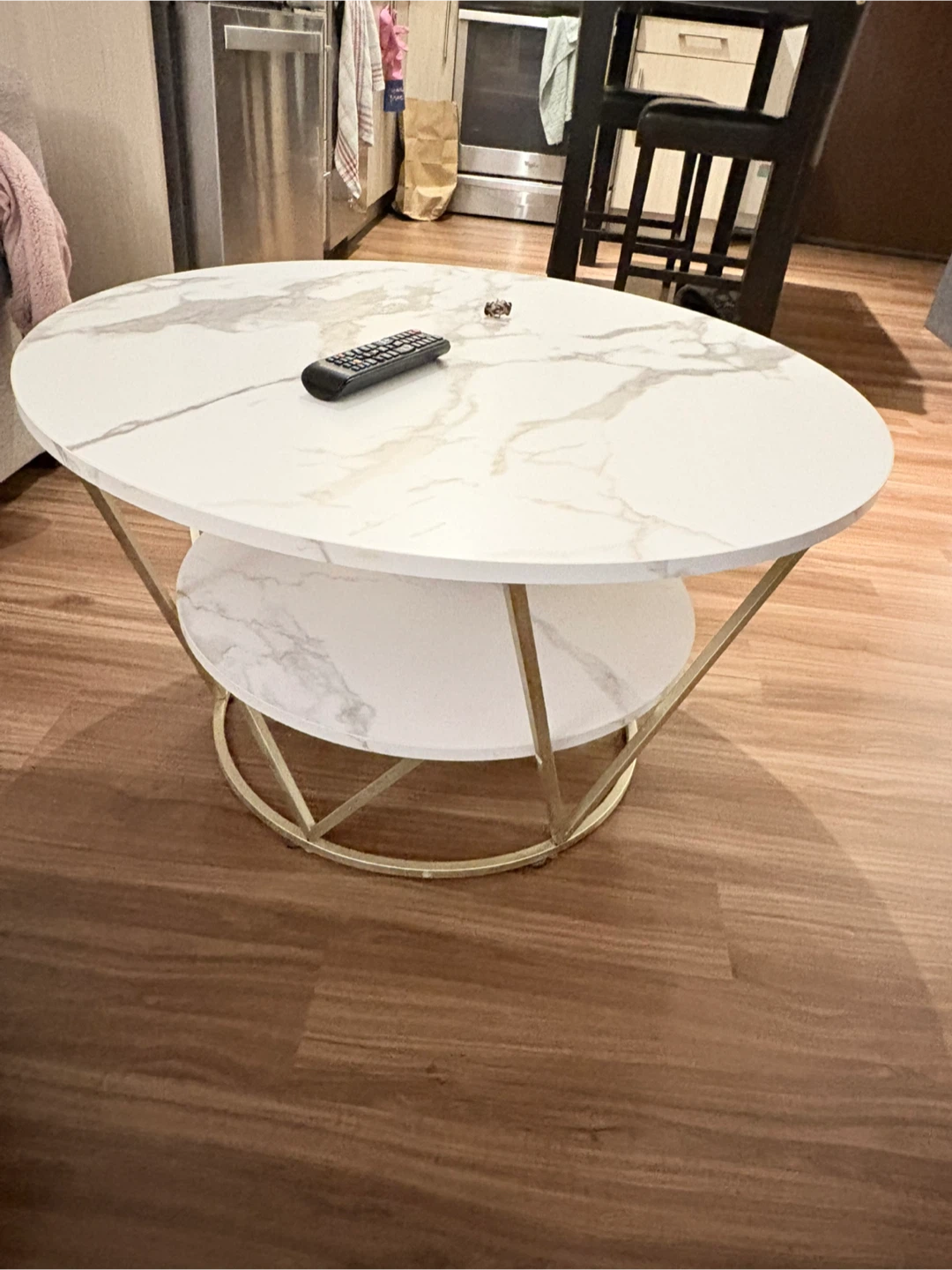 Round Coffee Table with Two Tiers - photo 4